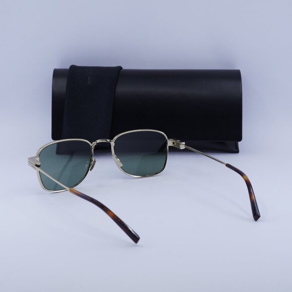 Saint Laurent SL741 003 Square Sunglasses - Gold/Green - Picture 12 of 12